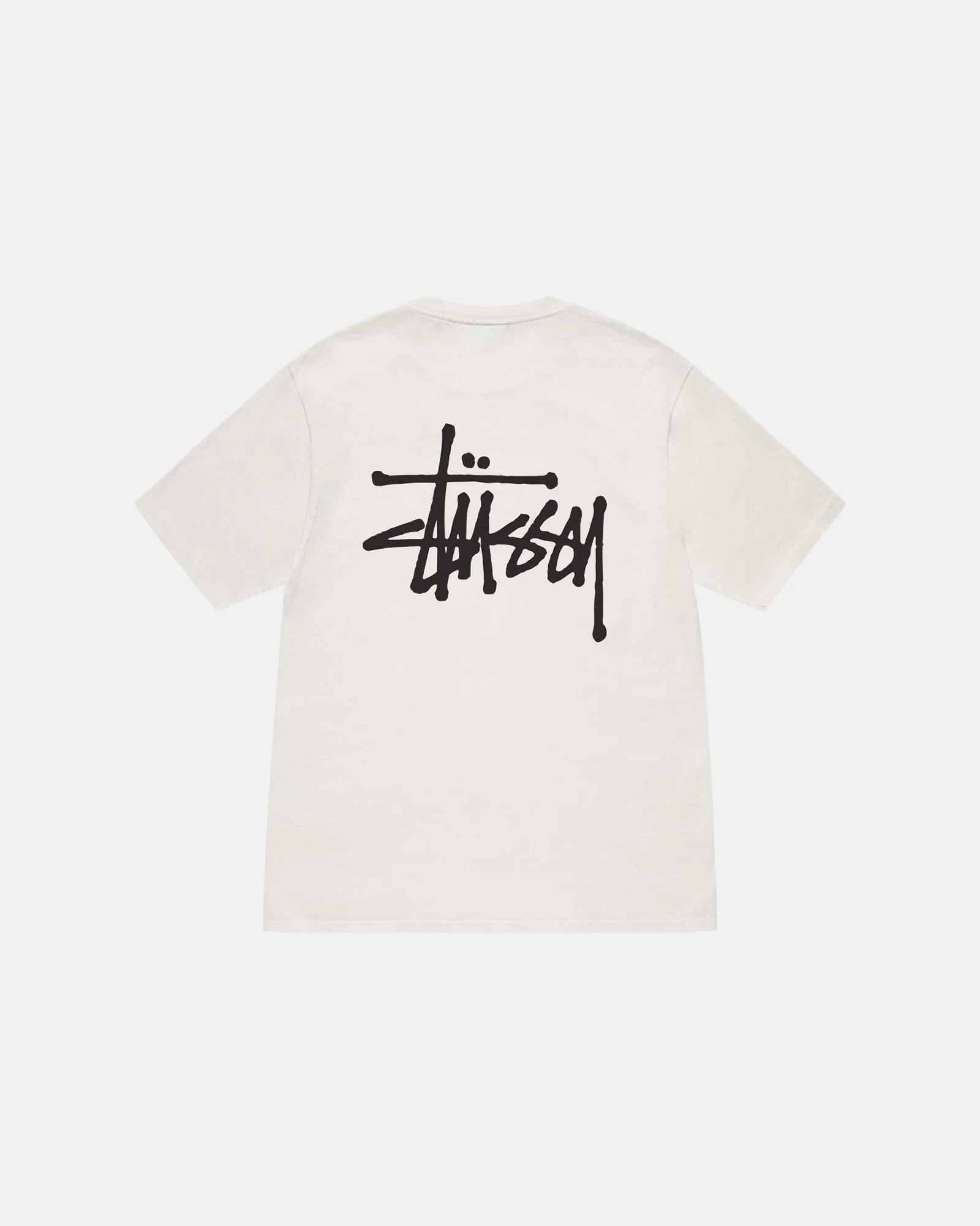 BASIC STUSSY TEE PIGMENT DYED NATRUAL