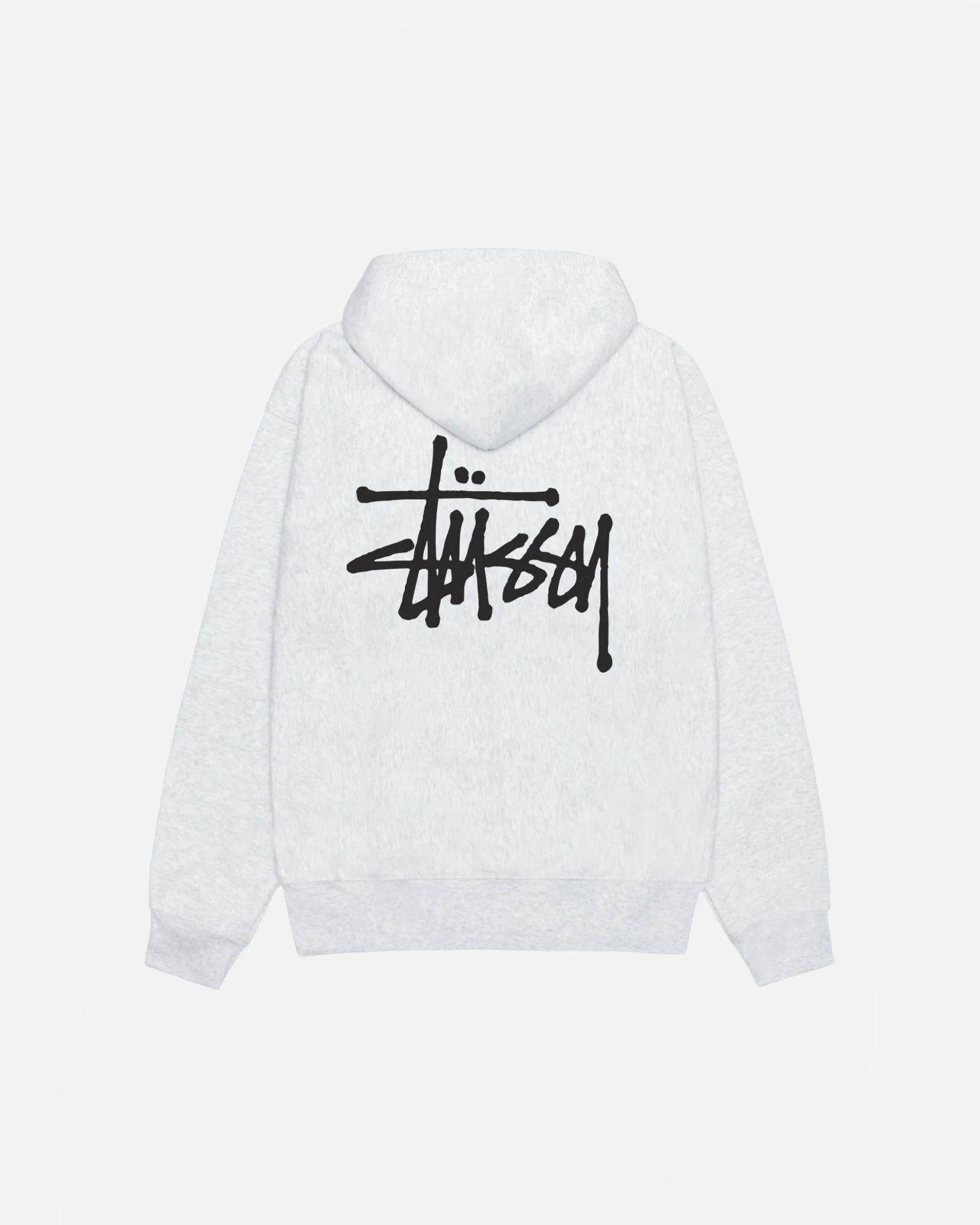 Basic Stussy Hoodie Ash Heather