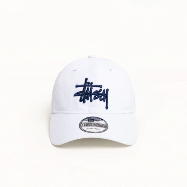 Stussy Basic Strapback Cap White