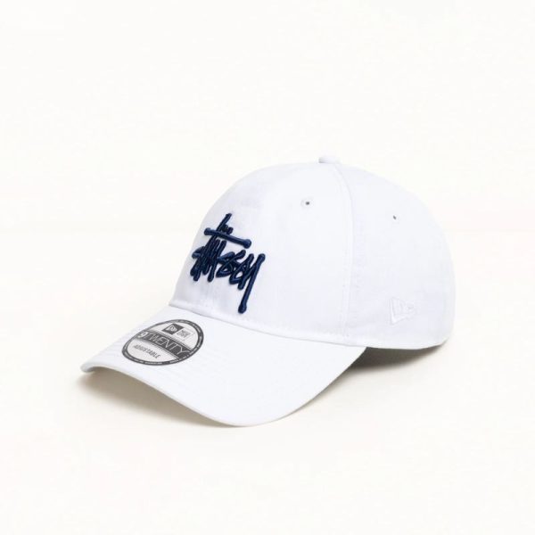 Stussy Basic Strapback Cap White