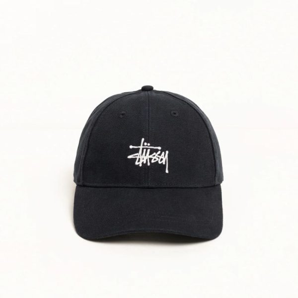 Stussy Canvas Cap Black