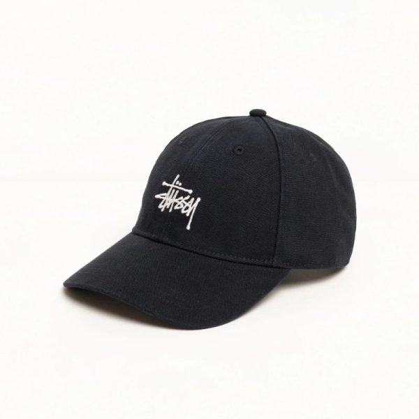 Stussy Canvas Cap Black