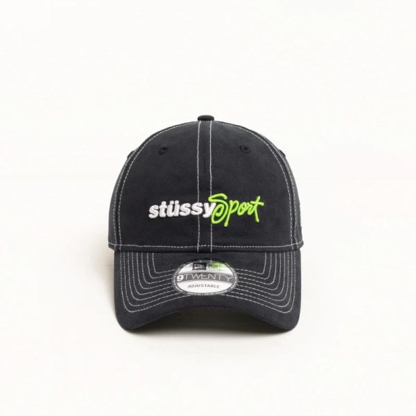 Stussy Sport Strapback Cap Black