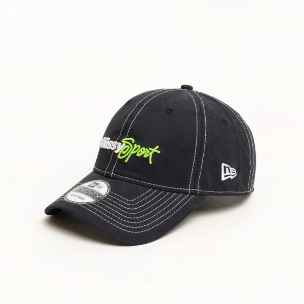 Stussy Sport Strapback Cap Black